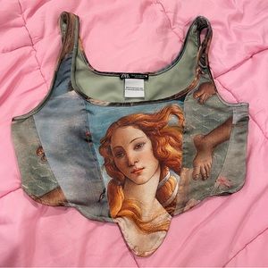 Zara corset art top